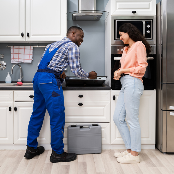 can you provide an estimate for cooktop repair before beginning any work in Hale OH